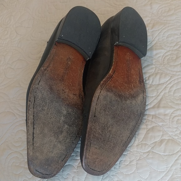 Black leather dress shoes - Picture 5 of 5